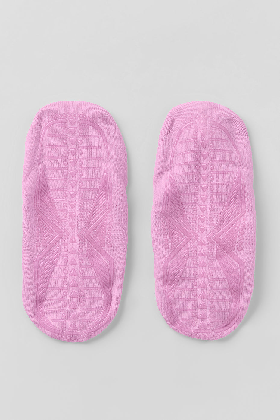 Womens Pivot Barre Sock - Candy Heart Pink