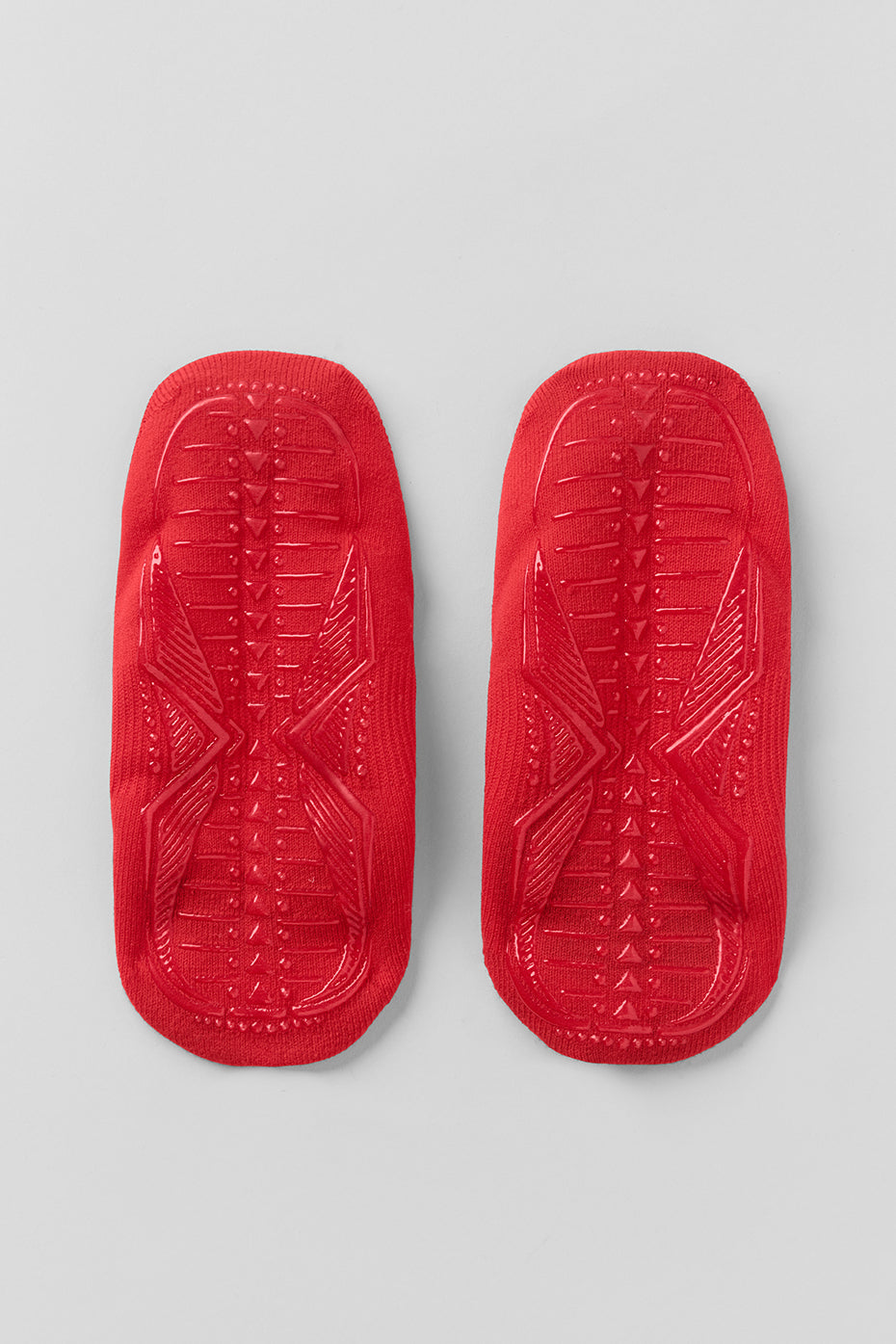 Womens Pivot Barre Sock - Bright Red