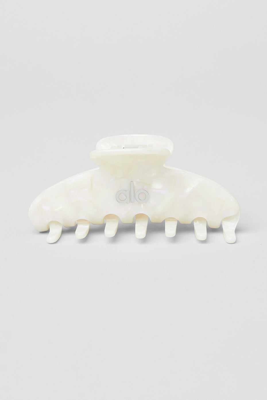 90s Claw Clip - White Pearl