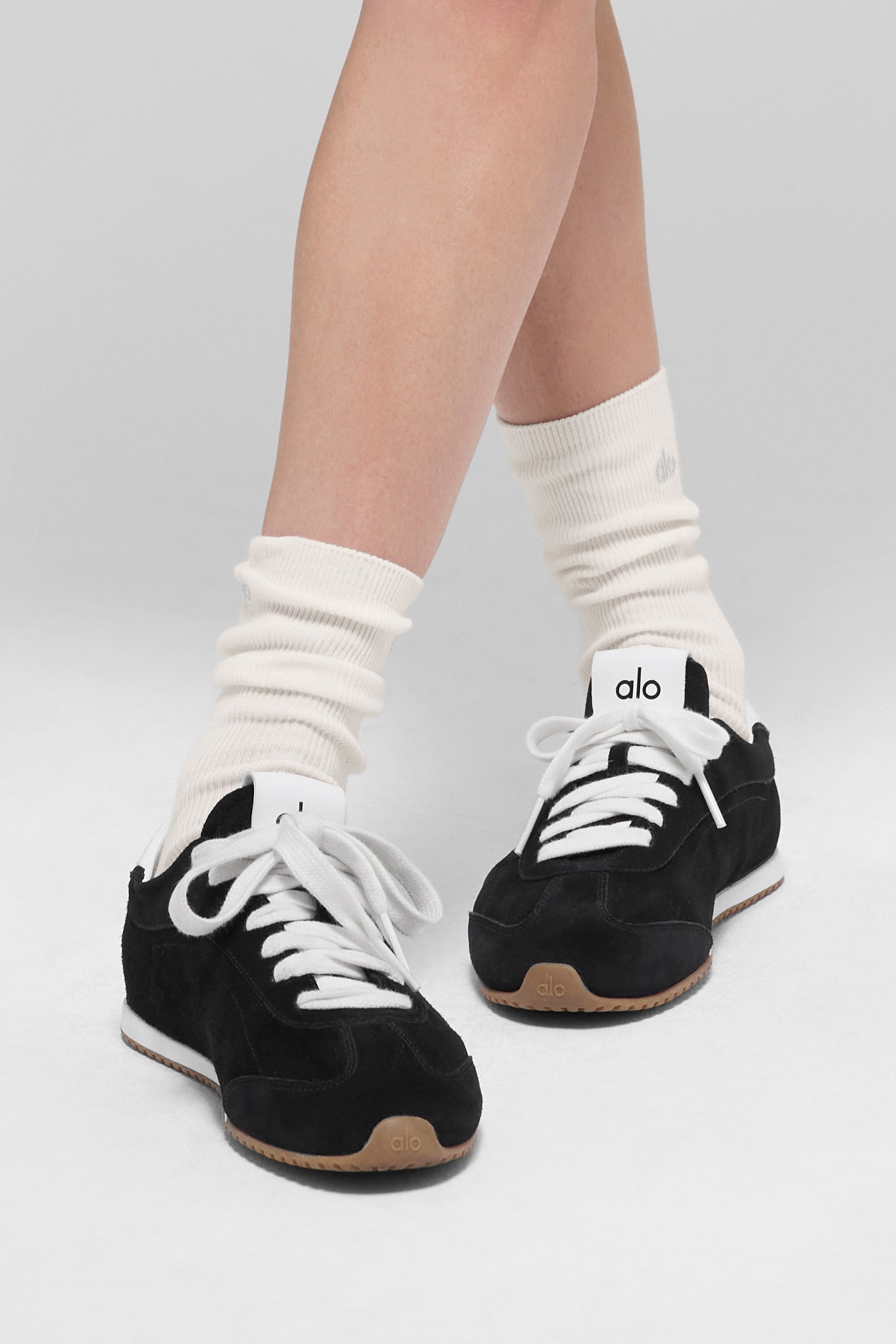 Unisex Half-Crew Understated Sock - Ivory