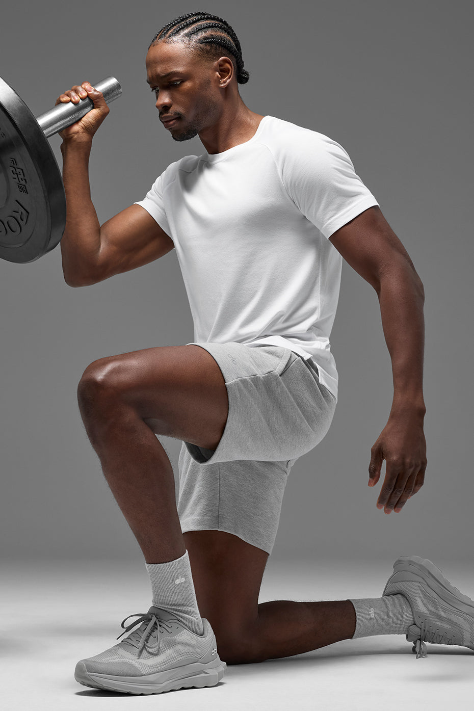 Unisex Half-Crew Understated Sock - Athletic Heather Grey