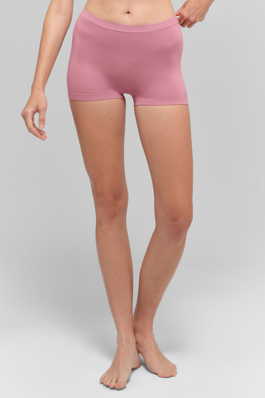 Sheer Glow Boyshort - Pink Wild Rose