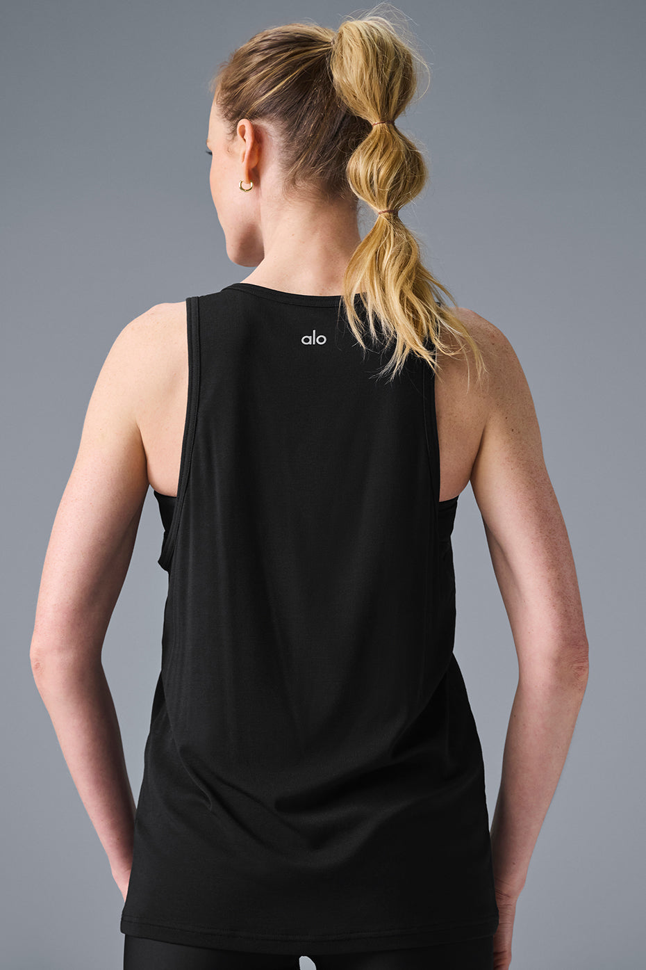 Everyday Modal Rib Tank - Black