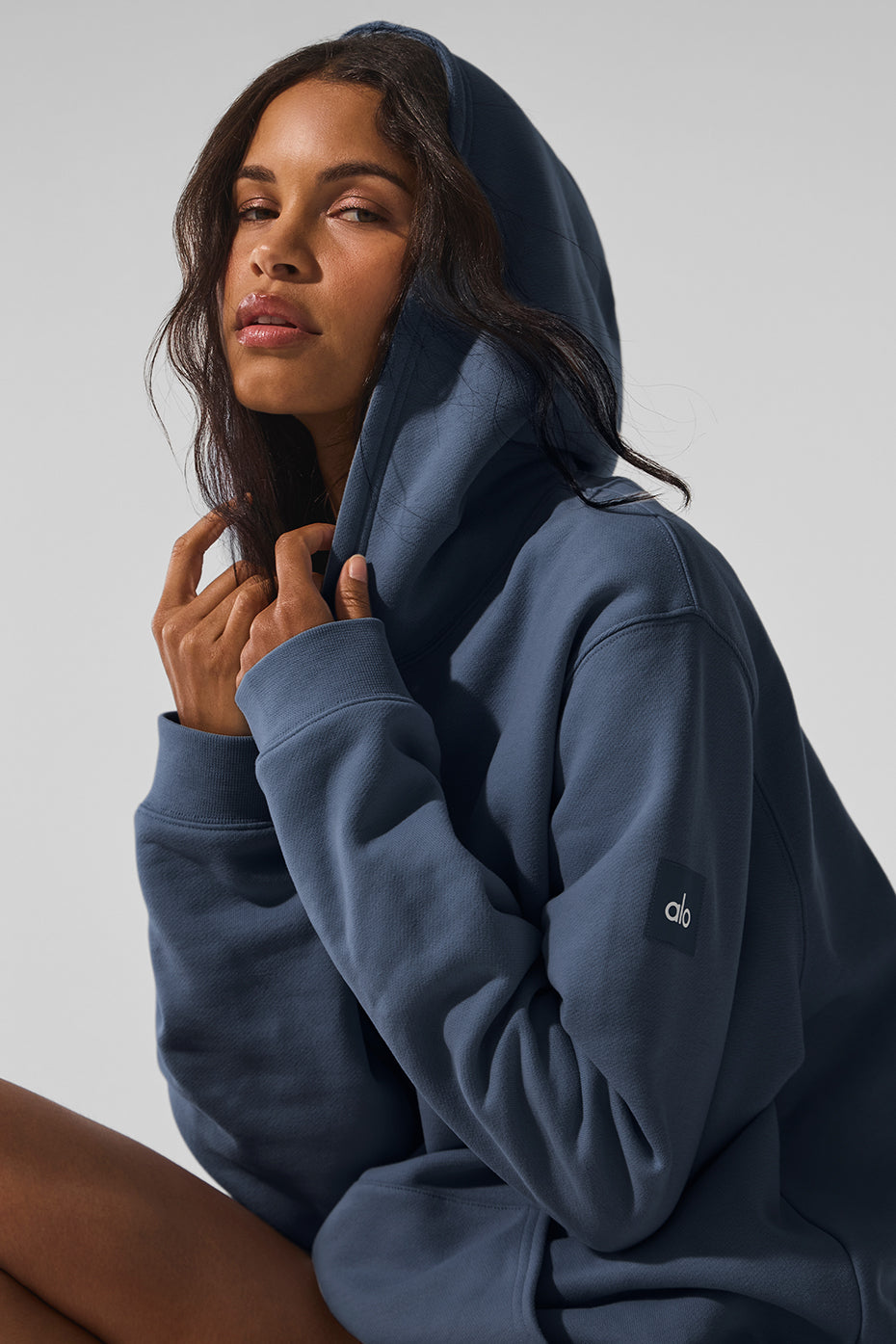 Renown Heavy Weight Hoodie - Bluestone