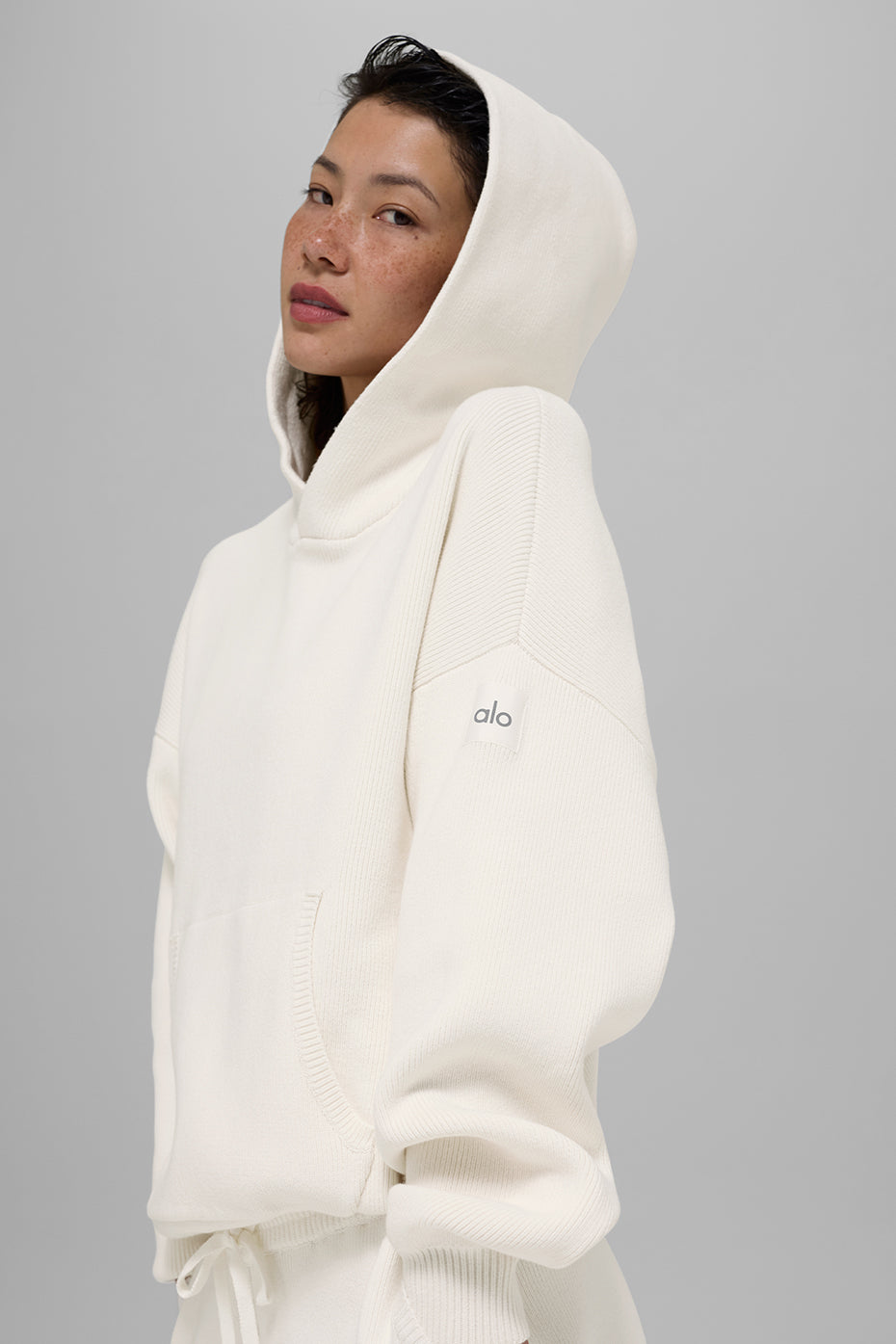 Scholar Hooded Sweater - Ivory