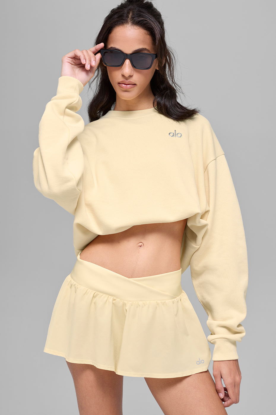 Accolade Crew Neck Pullover - Candlelight Yellow