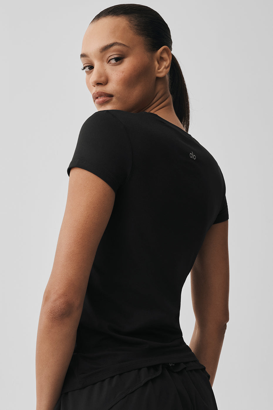 Alosoft Finesse Tee - Black