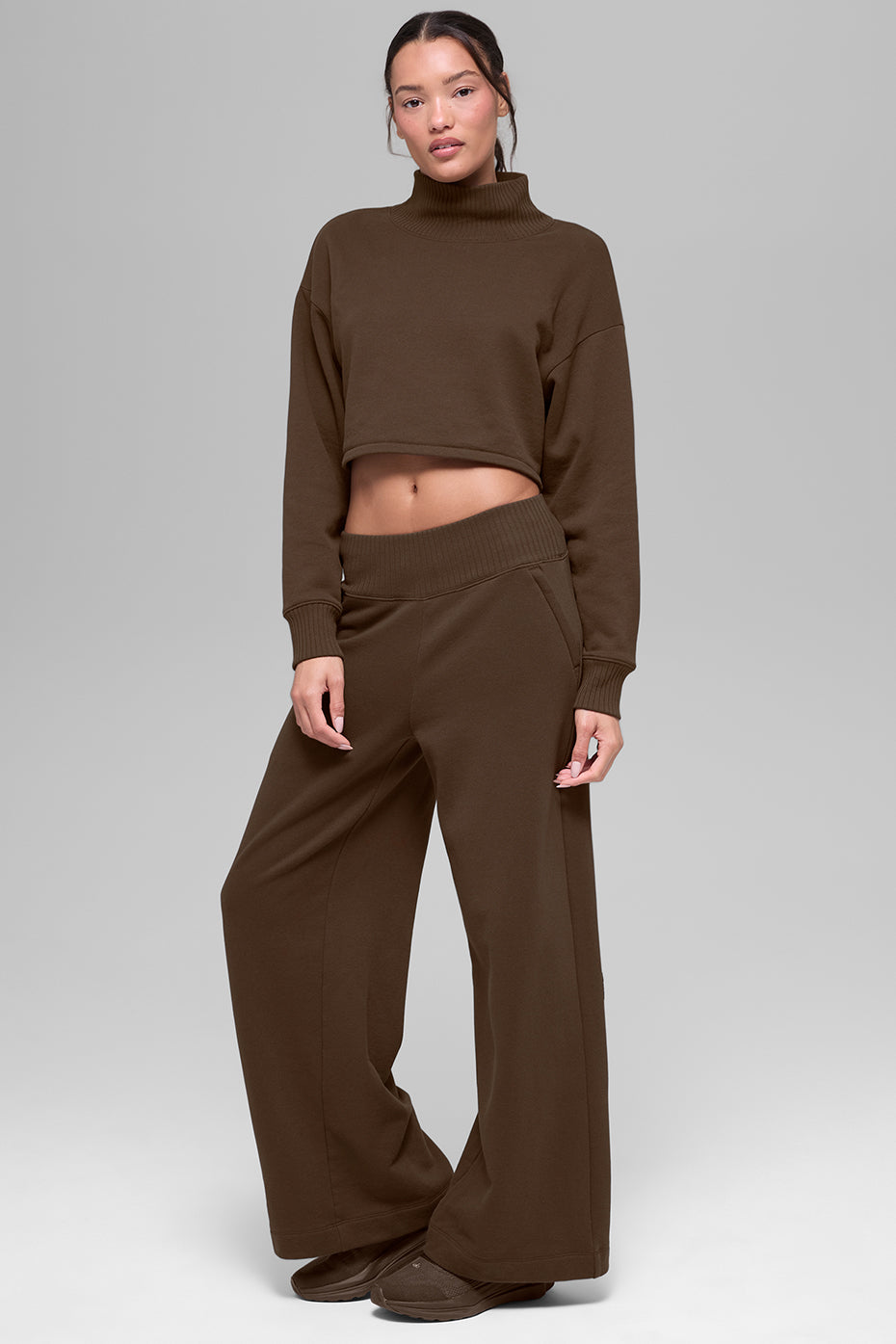 Cropped Serenity Coverup - Espresso