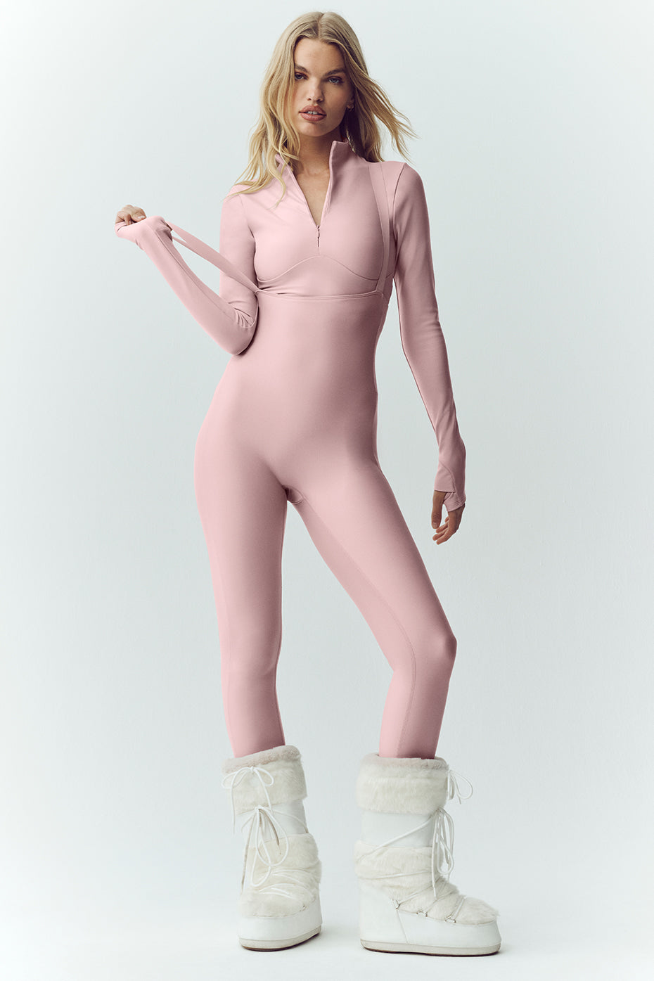 Airlift Winter Warm Ski Time Long Sleeve - Pink Champagne