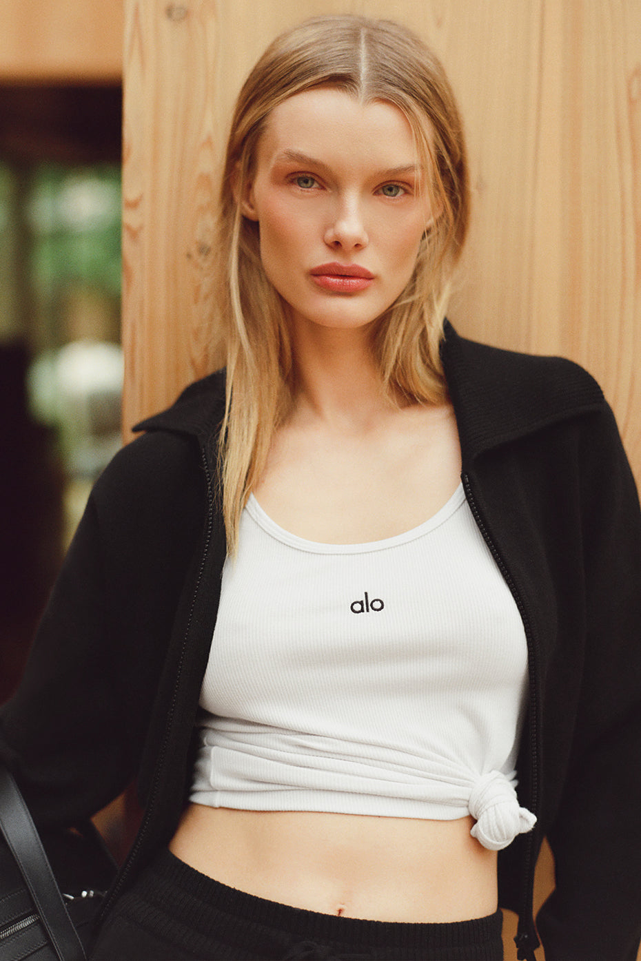 Ribbed Prosper Tank - White