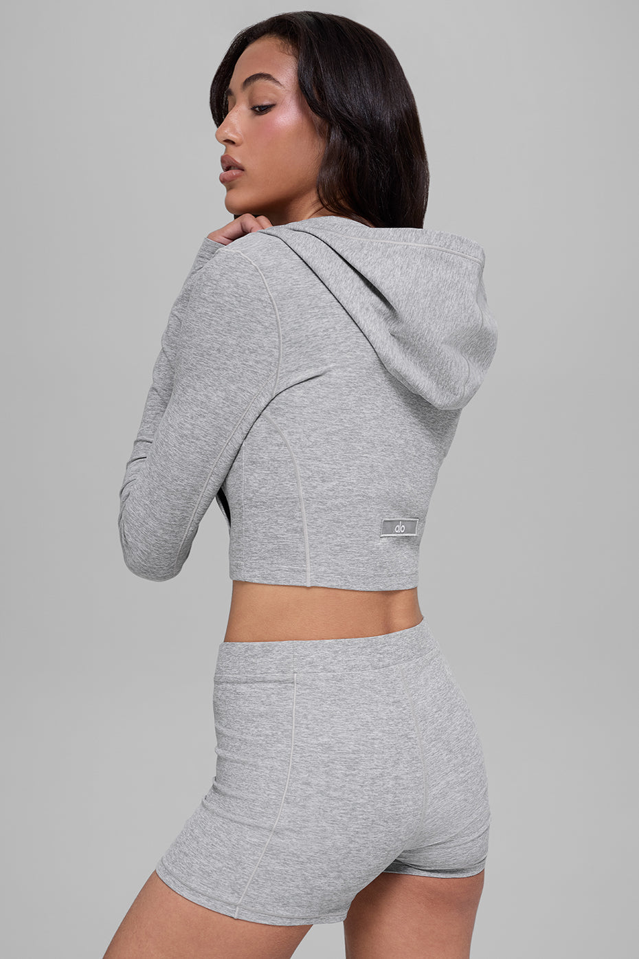 Alosoft Sincere Fitted Jacket - Athletic Heather Grey