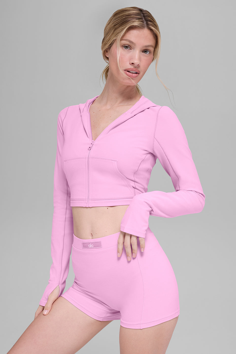 Alosoft Sincere Fitted Jacket - Candy Heart Pink