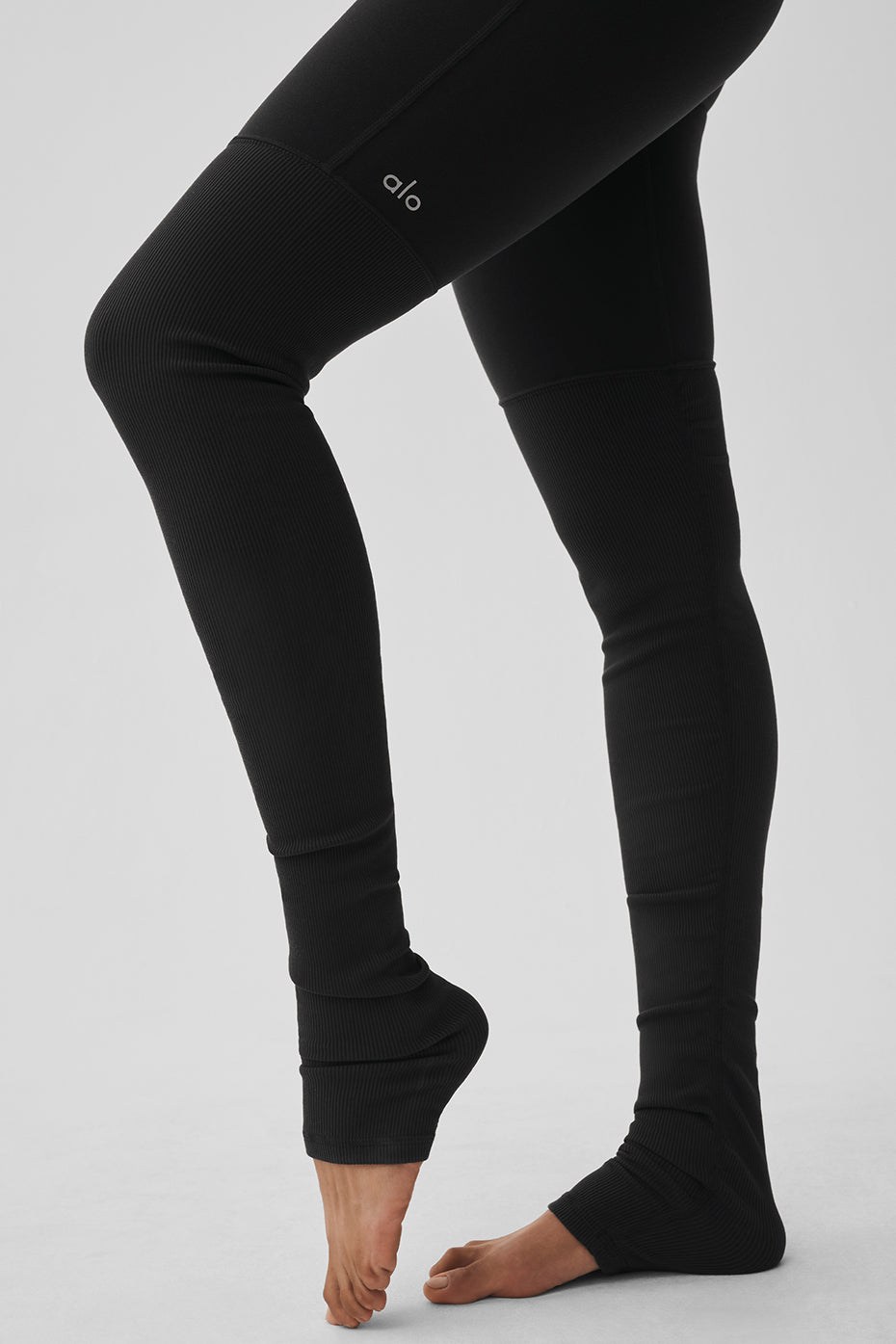 Airbrush High-Waist Highlight Goddess Legging - Black