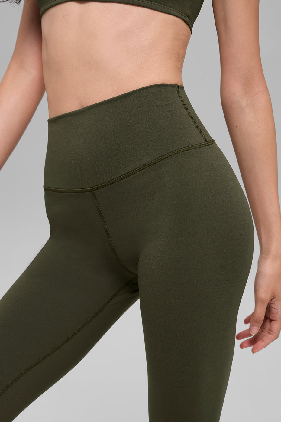 ALO Softsculpt High-Waist Legging - Green Olive