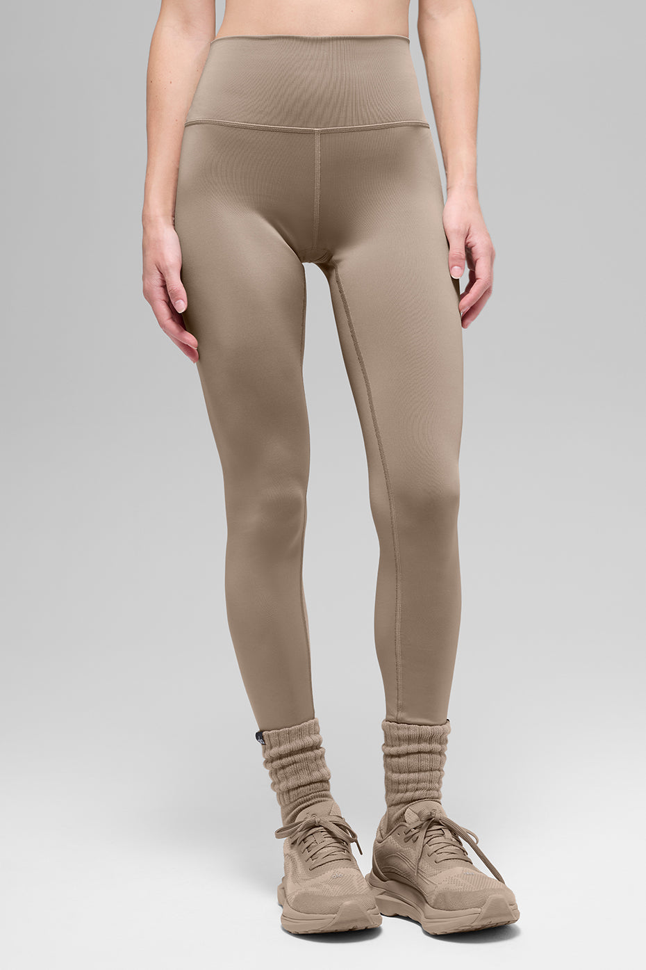 High-Waist Airlift Legging - Gravel