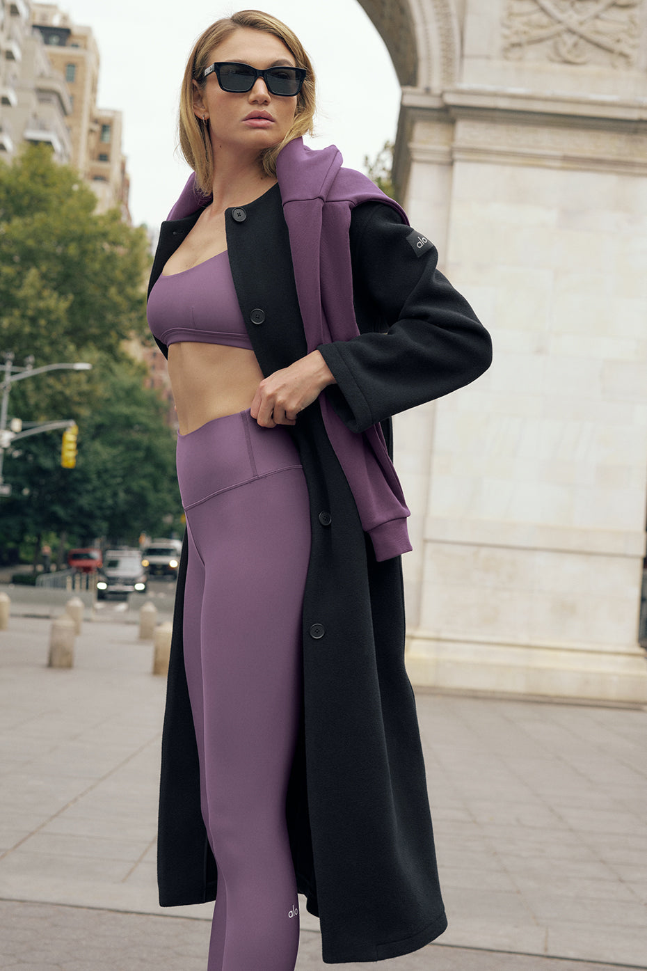 7/8 High-Waist Airlift Legging - Plum Kiss