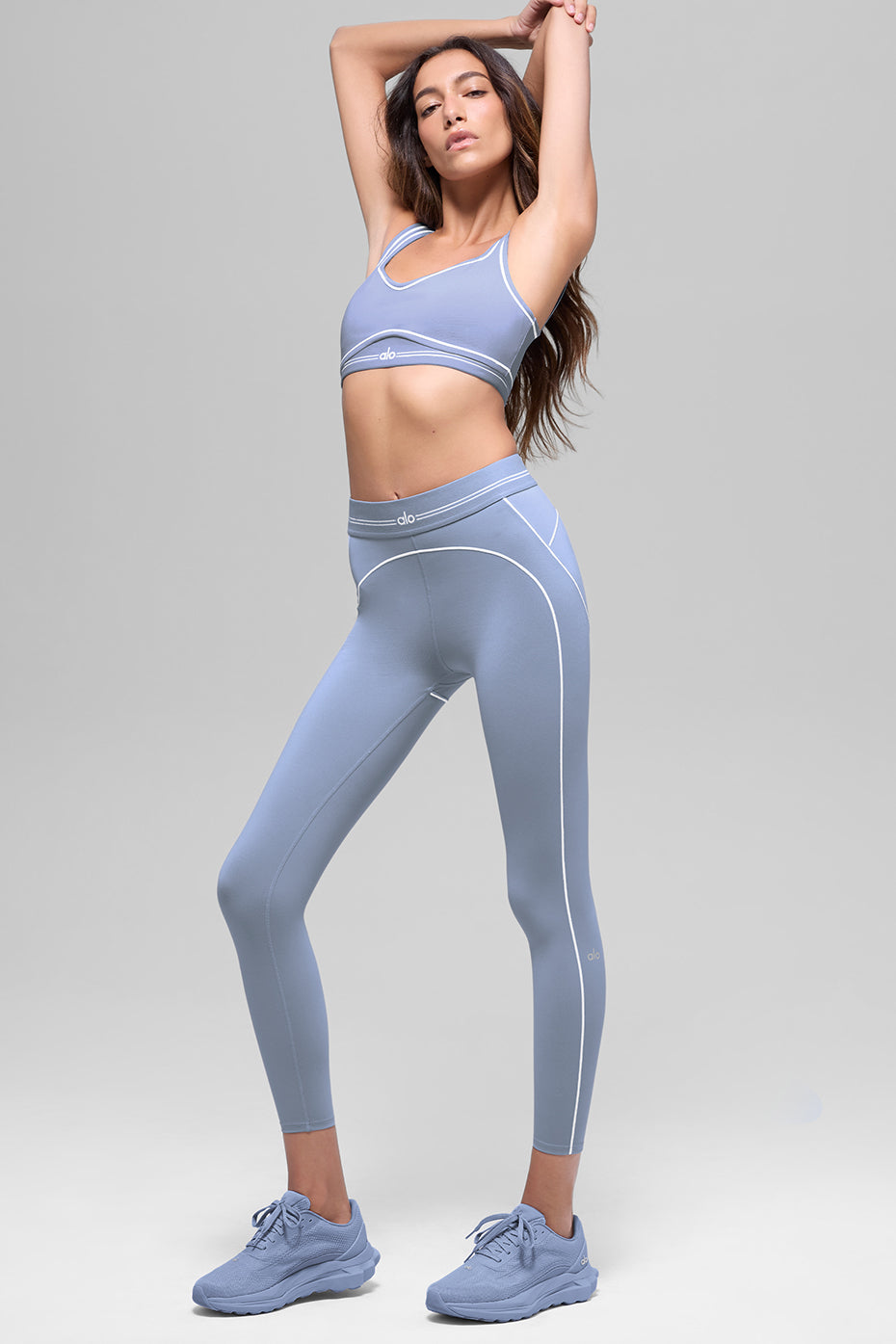 Airbrush Heart Throb Bra - Winter Frost/White