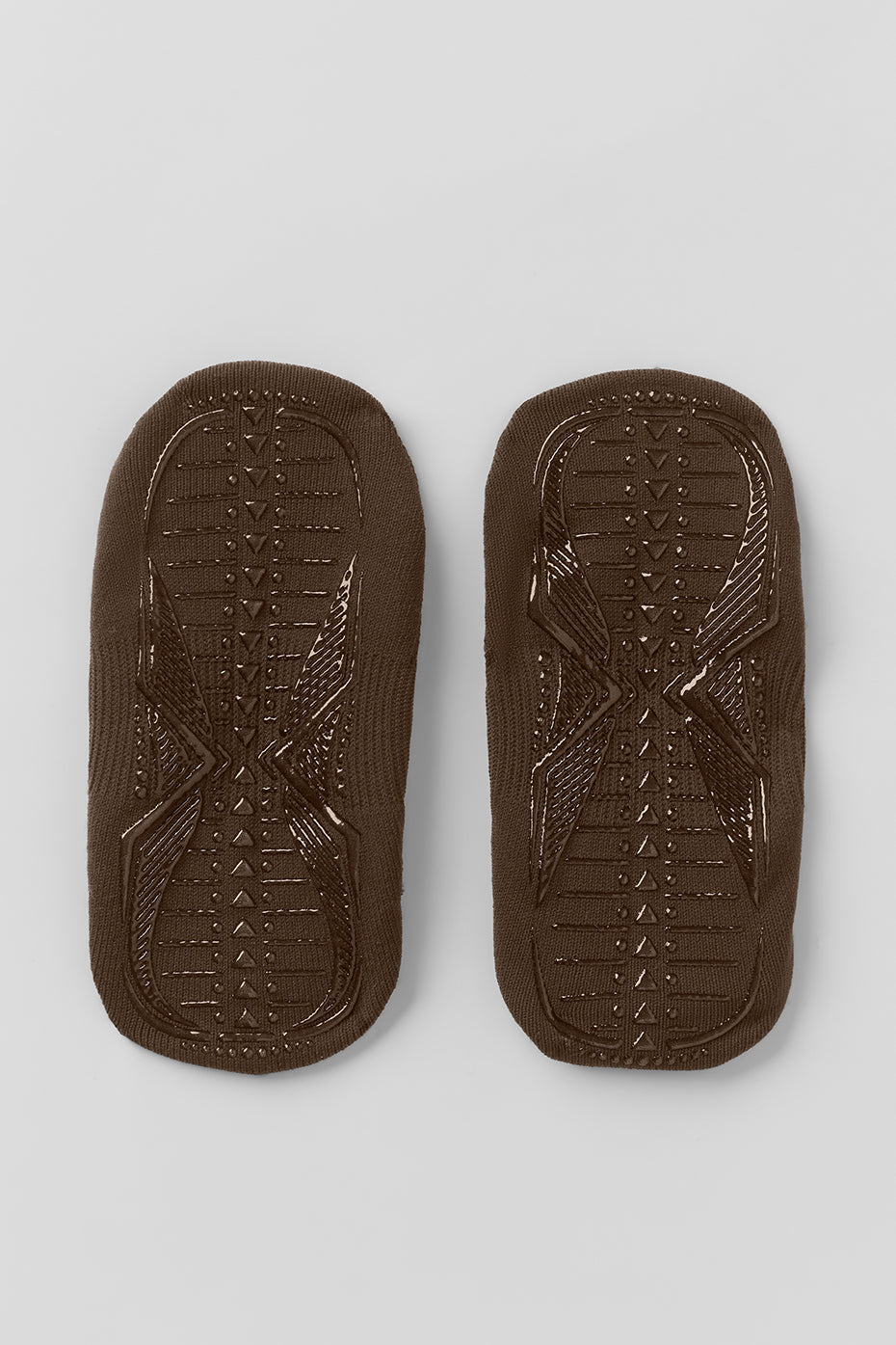 Womens Pivot Barre Sock - Espresso