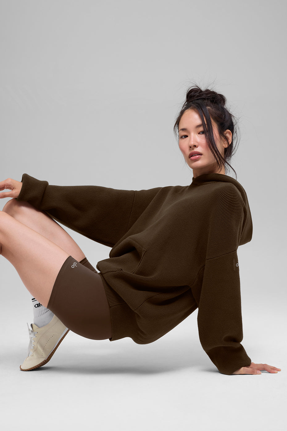 Scholar Hooded Sweater - Espresso