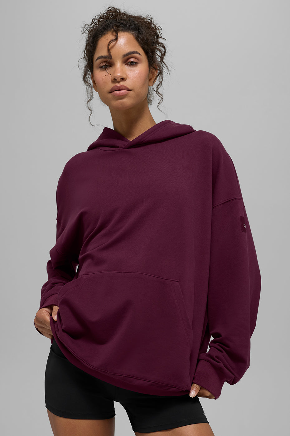 Double Take Hoodie - Burgundy
