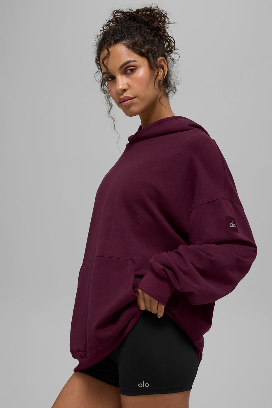 Double Take Hoodie - Burgundy
