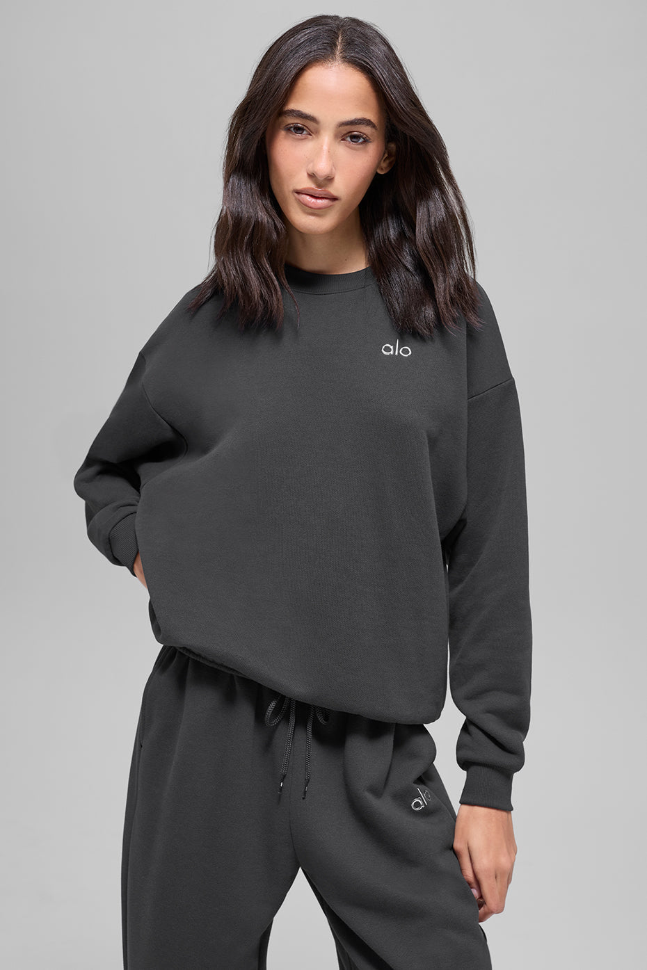 Accolade Crew Neck Pullover - Anthracite