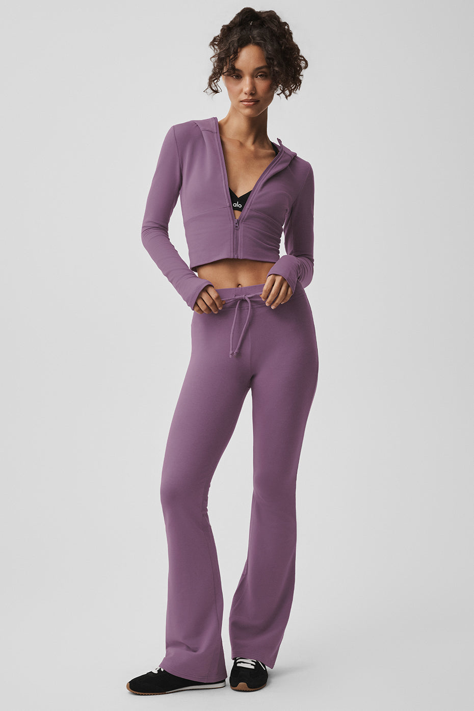 Sway Bootcut Sweatpant - Plum Kiss