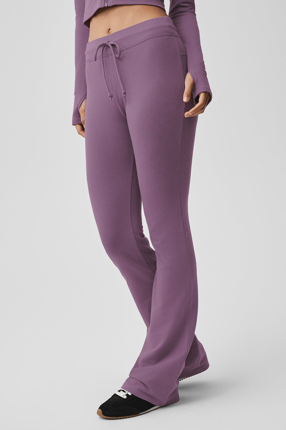Sway Bootcut Sweatpant - Plum Kiss