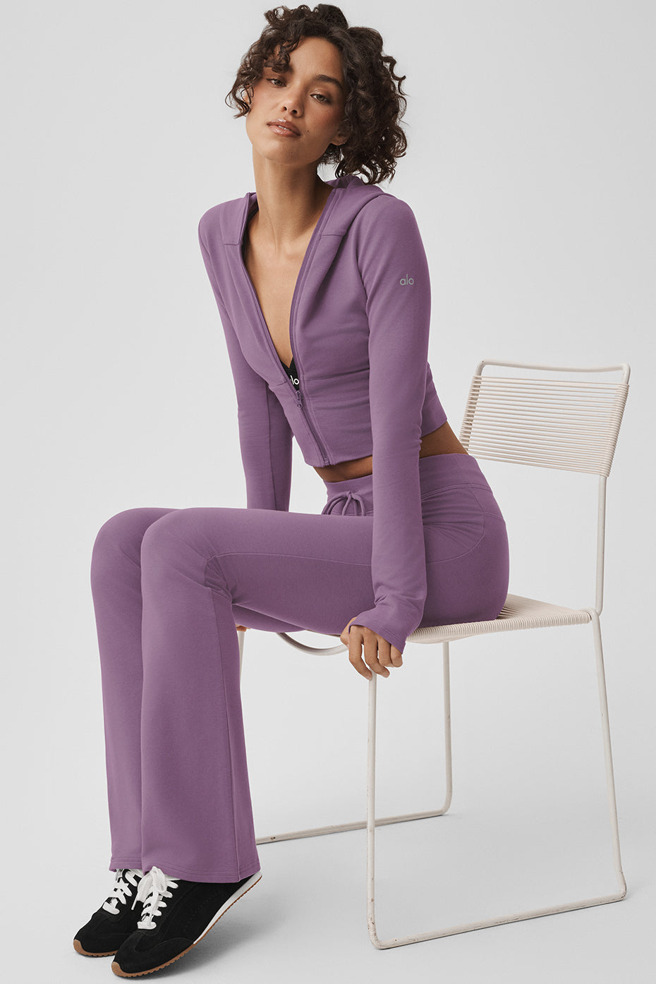 Sway Bootcut Sweatpant - Plum Kiss