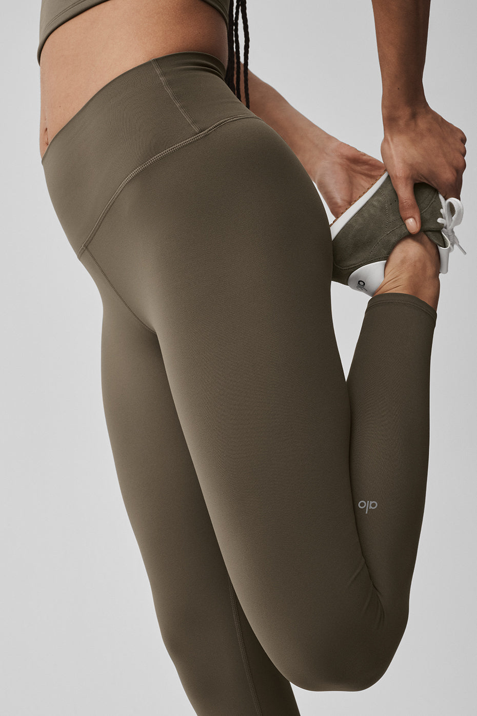 ALO Softsculpt High-Waist 7/8 Legging - Olive Tree