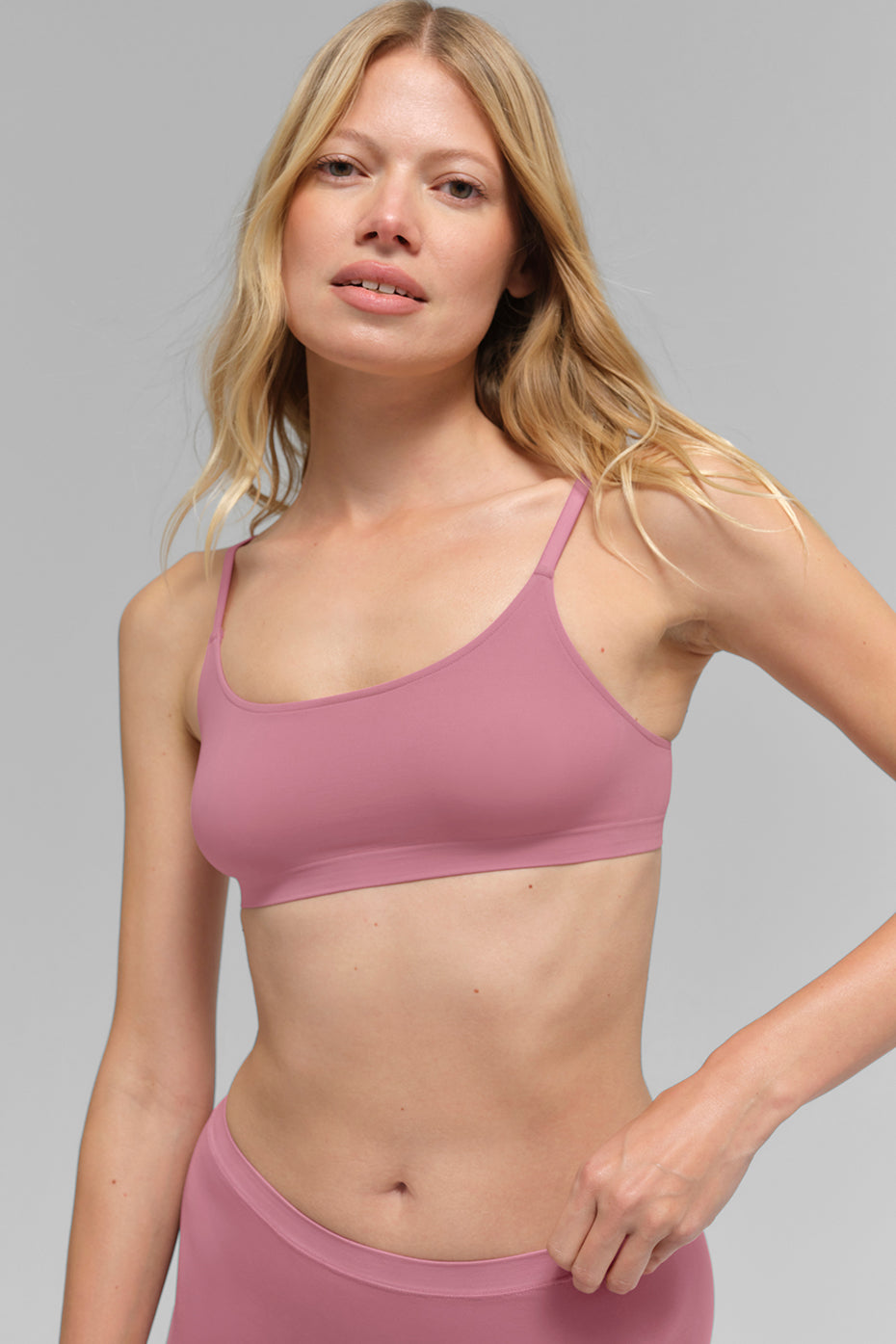 Sheer Glow Bra - Pink Wild Rose