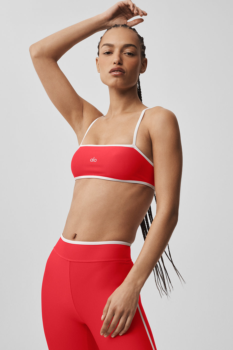 Airlift Charger Bra - Bright Red/White