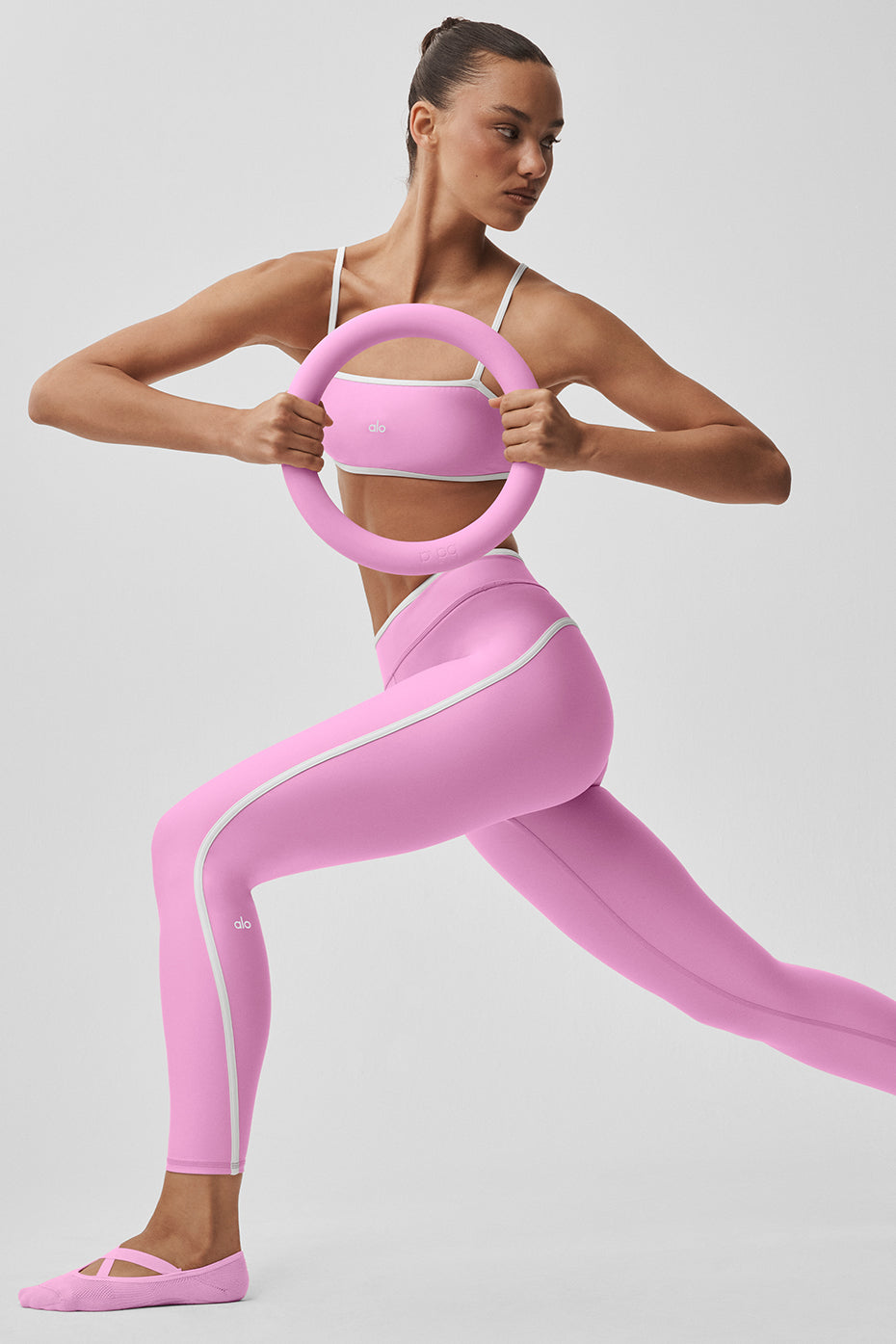 Airlift Charger Bra - Candy Heart Pink/White